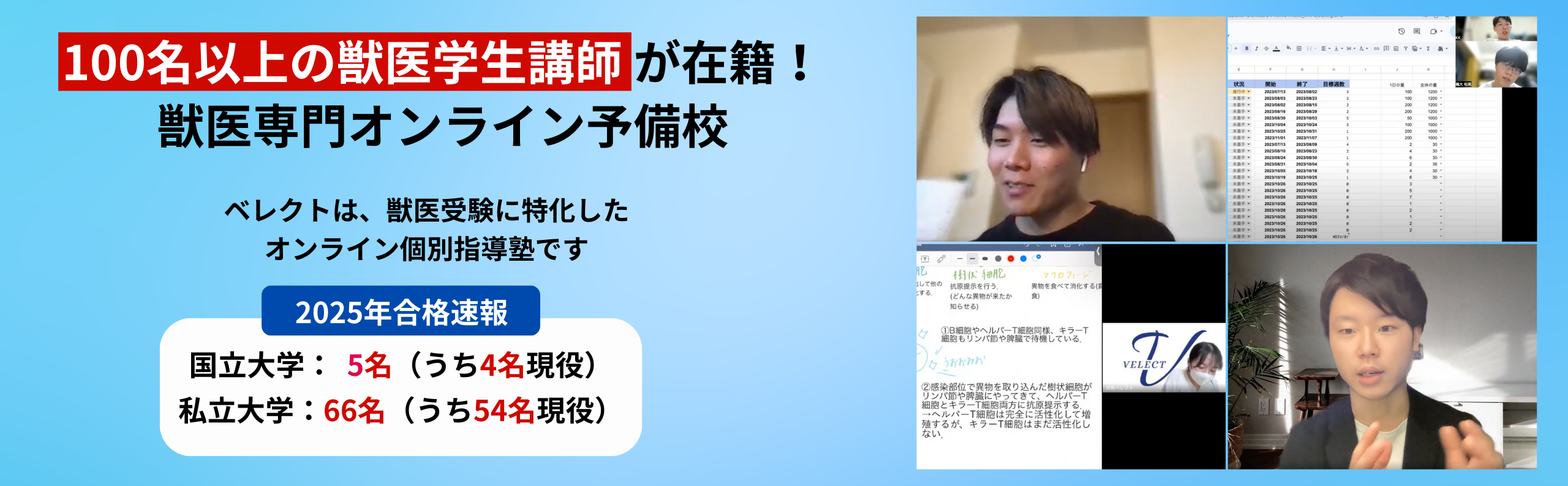 獣医専門オンライン予備校ベレクト2025_pc